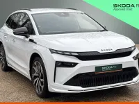Used Skoda Enyaq iV SportLine 154 kW (210 HP) 2025 Moon white metallic SUV