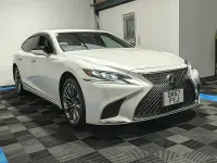 Used Lexus LS500h 2024 Pearl white Sedan