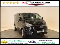 Used Ford Transit Custom Limited 130 HP (95 kW) 2021 Black Van