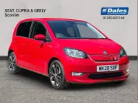 Used Skoda Citigo-e IV SE L 59 kW (81 HP) 2020 Red Hatchback