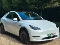 Used Tesla Model Y Long Range AWD 378 kW (514 HP) 2024 White SUV
