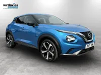 Used Nissan Juke Tekna 114 HP (83 kW) 2021 Vivid blue SUV