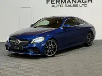 Used Mercedes C220 AMG Line Premium 2021 Blue Coupe