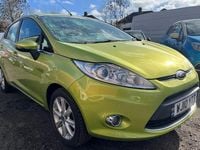 Used Ford Fiesta Zetec 82 HP (60 kW) 2010 Green Hatchback