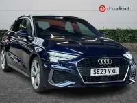 Used Audi A3 Sportback S-Line 110 HP (80 kW) 2023 Blue Hatchback