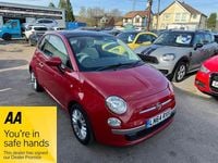 Used Fiat 500 Lounge 2014 Red Hatchback