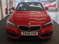 Used BMW 218 Sport Line 134 HP (98 kW) 2018 Red Cabriolet