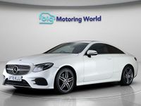 Begagnad Mercedes E220 AMG line 194 HK (142 kW) 2020 Vit Sportkupé