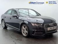 Begagnad Audi A4 S-Line 2016 Blå Sedan