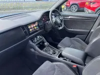 Used Skoda Kodiaq SportLine 150 HP (110 kW) 2023 Race blue metallic SUV