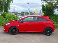Used Vauxhall Corsa Edition 90 HP (66 kW) 2015 Red Hatchback