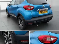 Used Renault Captur Dynamique 90 HP (66 kW) 2015 Blue/cream SUV