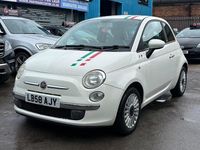 Used Fiat 500 Pop 69 HP (50 kW) 2009 White Cabriolet