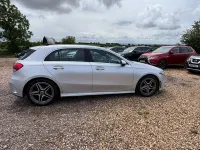 Used Mercedes A180 AMG line 136 HP (100 kW) 2019 Silver Hatchback