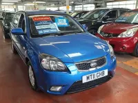 Used Kia Rio 109 HP (80 kW) 2011 Blue Hatchback