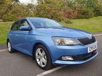 Used Skoda Fabia SE L 2015 Blue Hatchback