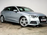 Used Audi A3 Sportback S-Line 110 HP (80 kW) 2017 Silver Hatchback