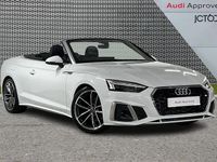 Used Audi A5 Cabriolet S-Line 204 HP (150 kW) 2022 White Cabriolet