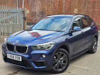 Used BMW X1 Sport Line 190 HP (139 kW) 2018 Blue SUV