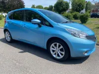 Used Nissan Note S 98 HP (72 kW) 2015 Blue Hatchback