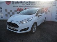 Used Ford Fiesta Titanium 2017 White Hatchback