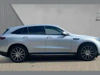 Used Mercedes EQC400 AMG line 300 kW (408 HP) 2023 Metallic paint hightech silver SUV