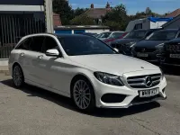 Used Mercedes C250 AMG Line Premium Plus 204 HP (150 kW) 2018 White Estate