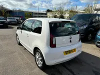 Used Skoda Citigo SE L 75 HP (55 kW) 2018 White Hatchback