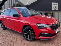 Used Skoda Scala Monte Carlo 110 HP (80 kW) 2020 Corrida red Hatchback