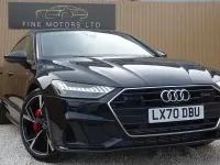 Used Audi A7 S-Line 2020 Black Sedan