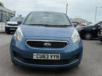 Used Kia Venga 89 HP (65 kW) 2014 Blue Hatchback