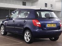 Used Skoda Fabia 86 HP (63 kW) 2009 Blue Hatchback