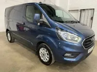 Used Ford Transit Custom Limited 130 HP (95 kW) 2021 Blue Van