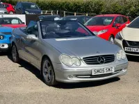 Käytetty Mercedes CLK200 Avantgarde 2005 Hopea Avoauto