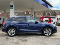 Used Audi Q5 S-Line 252 HP (185 kW) 2017 Blue SUV