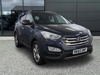 Used Hyundai Santa Fe Premium SE 200 HP (147 kW) 2015 Blue SUV