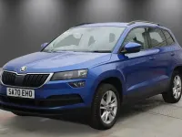Used Skoda Karoq SE Technology 150 HP (110 kW) 2020 Blue SUV