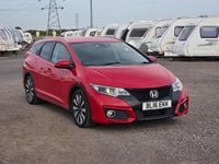 Begagnad Honda Civic SR 2016 Röd Kombi
