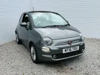 Used Fiat 500 Lounge 69 HP (50 kW) 2016 Grey Hatchback
