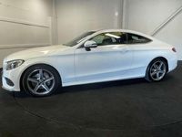 Used Mercedes C220 AMG line 170 HP (125 kW) 2018 White Coupe