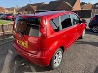 Used Nissan Note Acenta 110 HP (80 kW) 2008 Red Hatchback