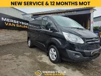 Used Ford Transit Custom Limited 125 HP (91 kW) 2015 Black Van