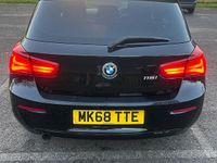 Used BMW 118 Sport Line 2018 Black Hatchback
