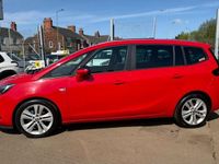 Used Vauxhall Zafira SRi 140 HP (102 kW) 2017 Red MPV