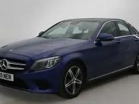 Używany Mercedes C220 Premium Plus 194 KM (142 kW) 2019 Niebieski Sedan/Limuzyna