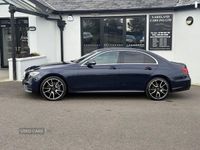 Used Mercedes E220 AMG line 194 HP (142 kW) 2019 Blue Sedan