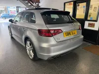 Used Audi A3 Sportback S-Line 2016 Silver Hatchback