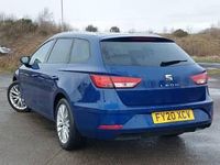 Used Seat Leon SE Dynamic 115 HP (84 kW) 2020 Blue Estate
