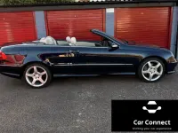 Begagnad Mercedes CLK200 2009 Blå Cab