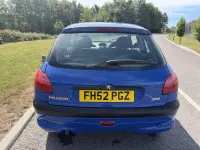Used Peugeot 206 Style 60 HP (44 kW) 2002 Blue Hatchback